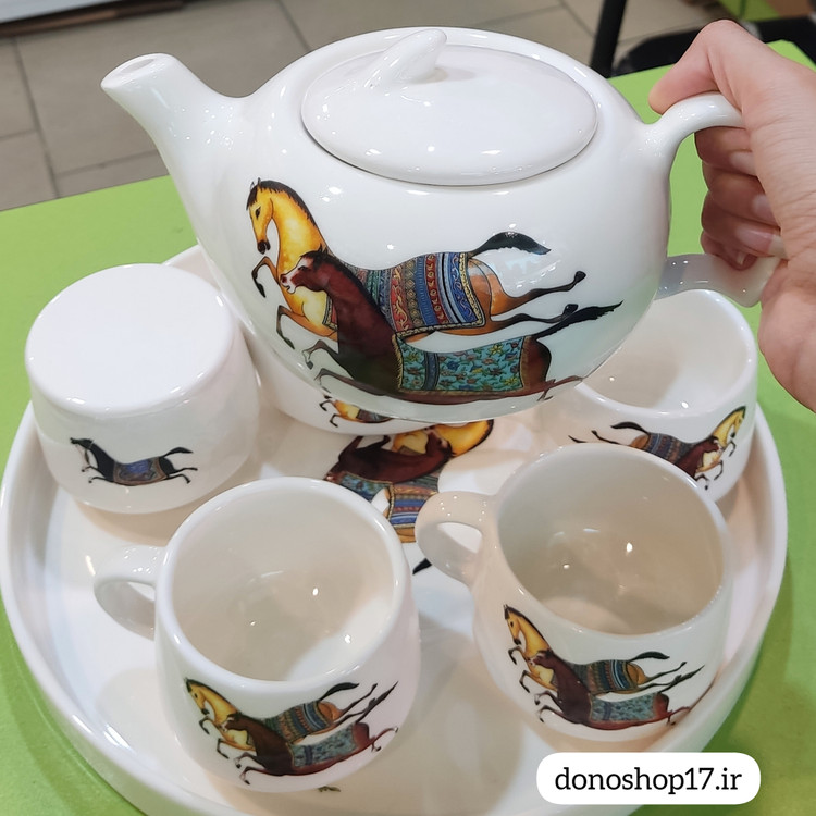 سرویس چایخوری طرح اسب