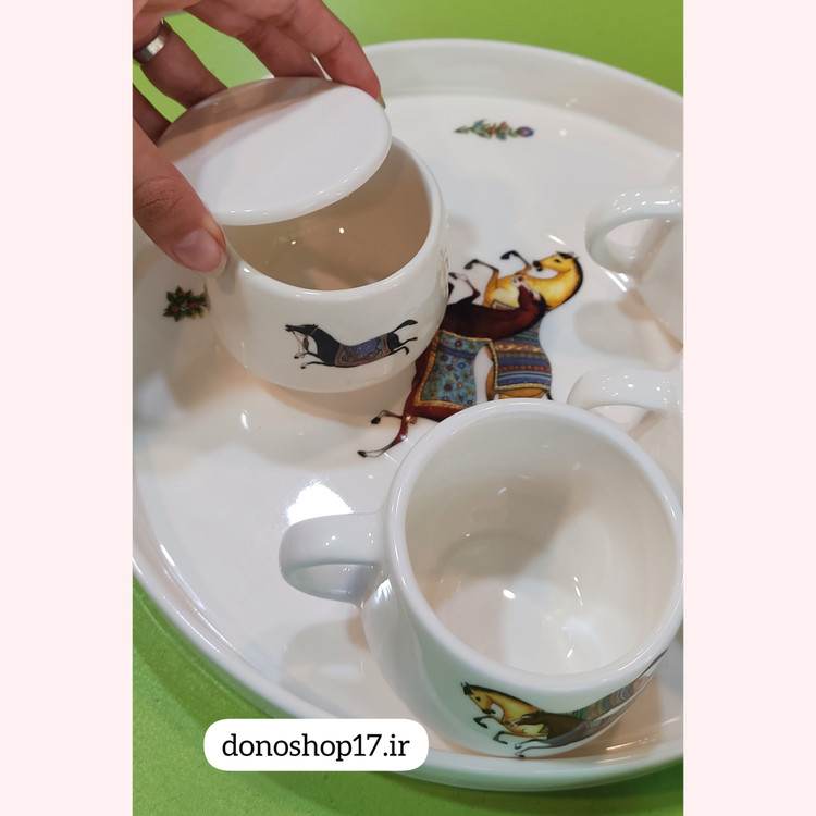 سرویس چایخوری طرح اسب