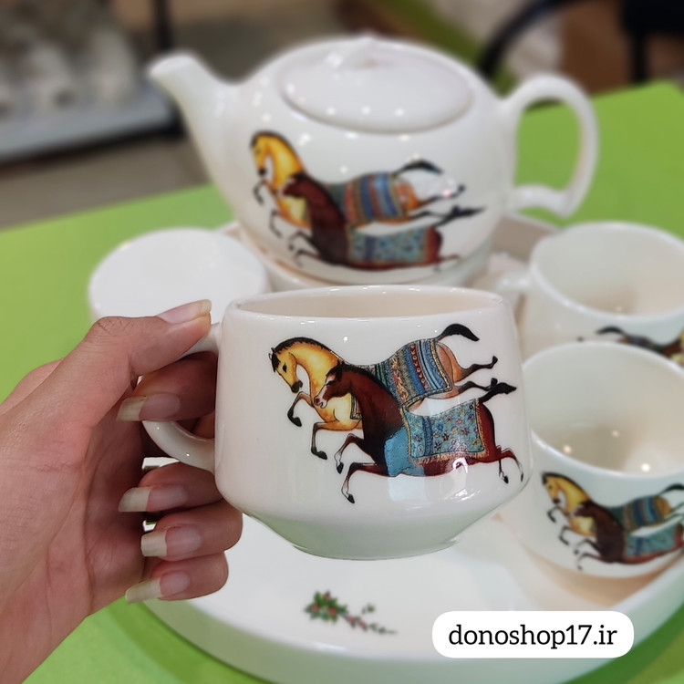 سرویس چایخوری طرح اسب